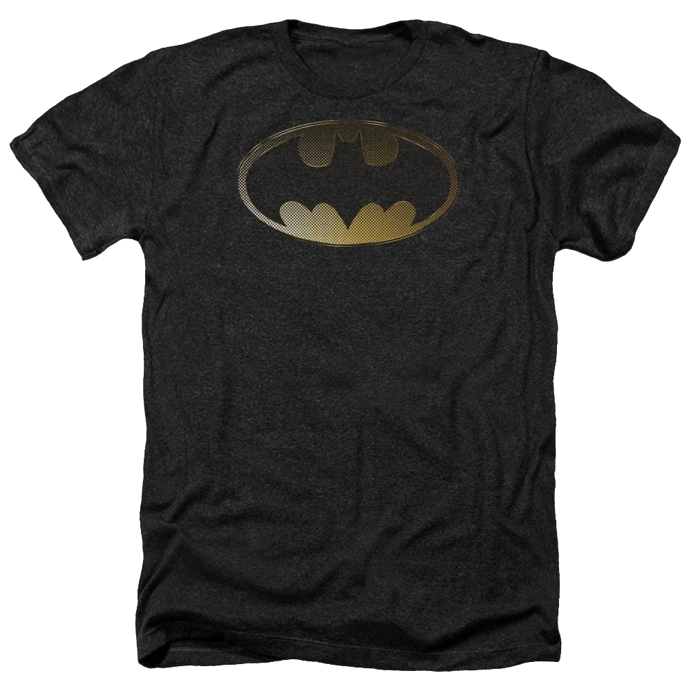 Batman Halftone Bat - Men's Heather T-Shirt Men's Heather T-Shirt Batman