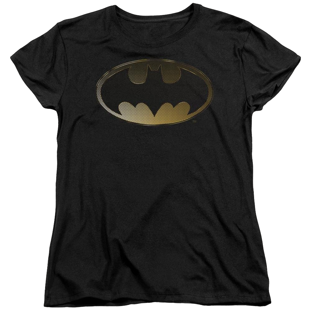 Batman Halftone Bat - Women's T-Shirt Women's T-Shirt Batman