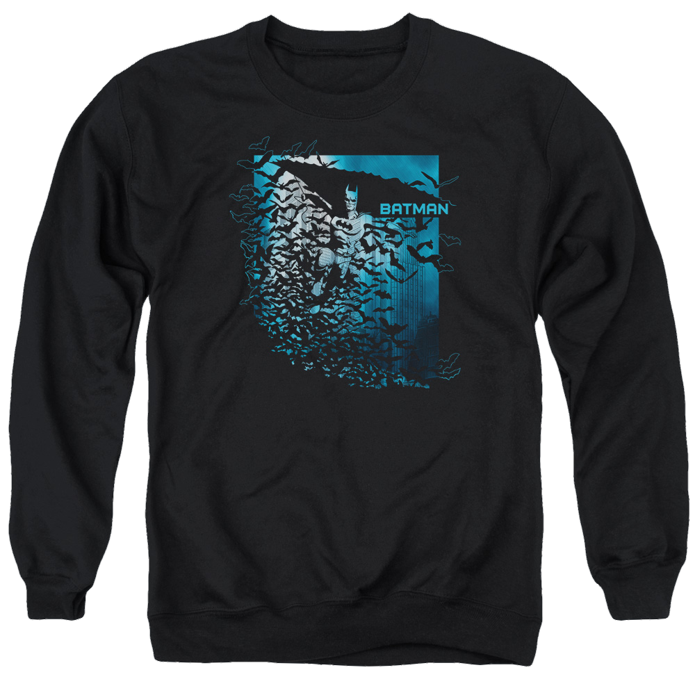 Batman Bat Among Bats - Men's Crewneck Sweatshirt Men's Crewneck Sweatshirt Batman