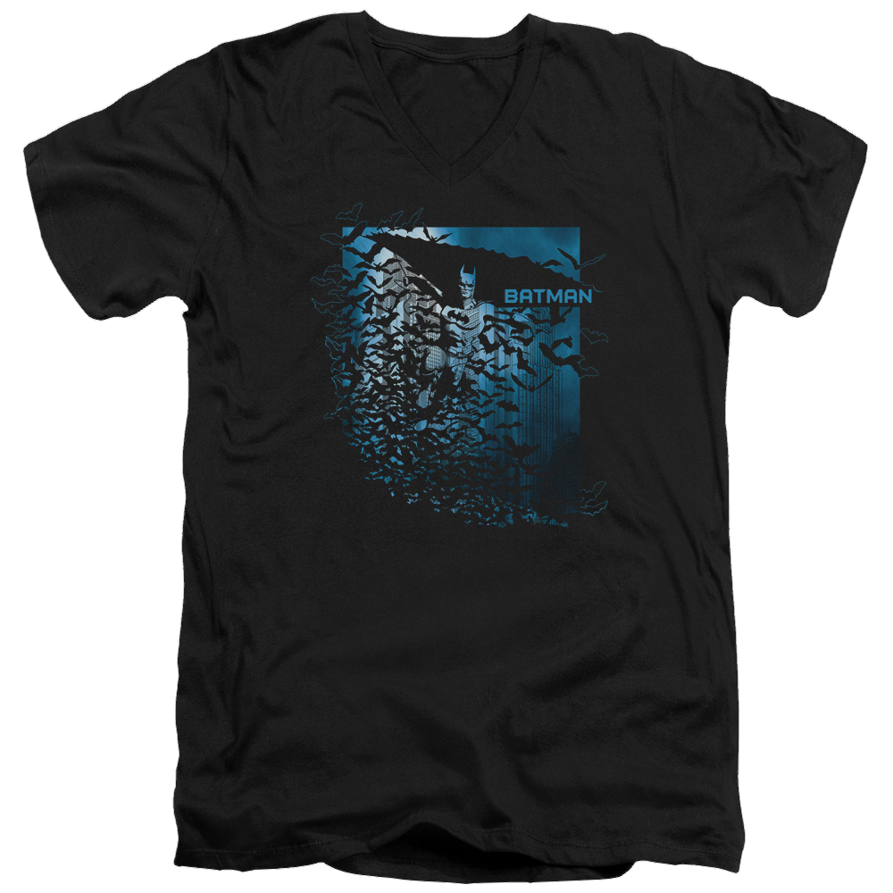 Batman Bat Among Bats - Men's V-Neck T-Shirt Men's V-Neck T-Shirt Batman