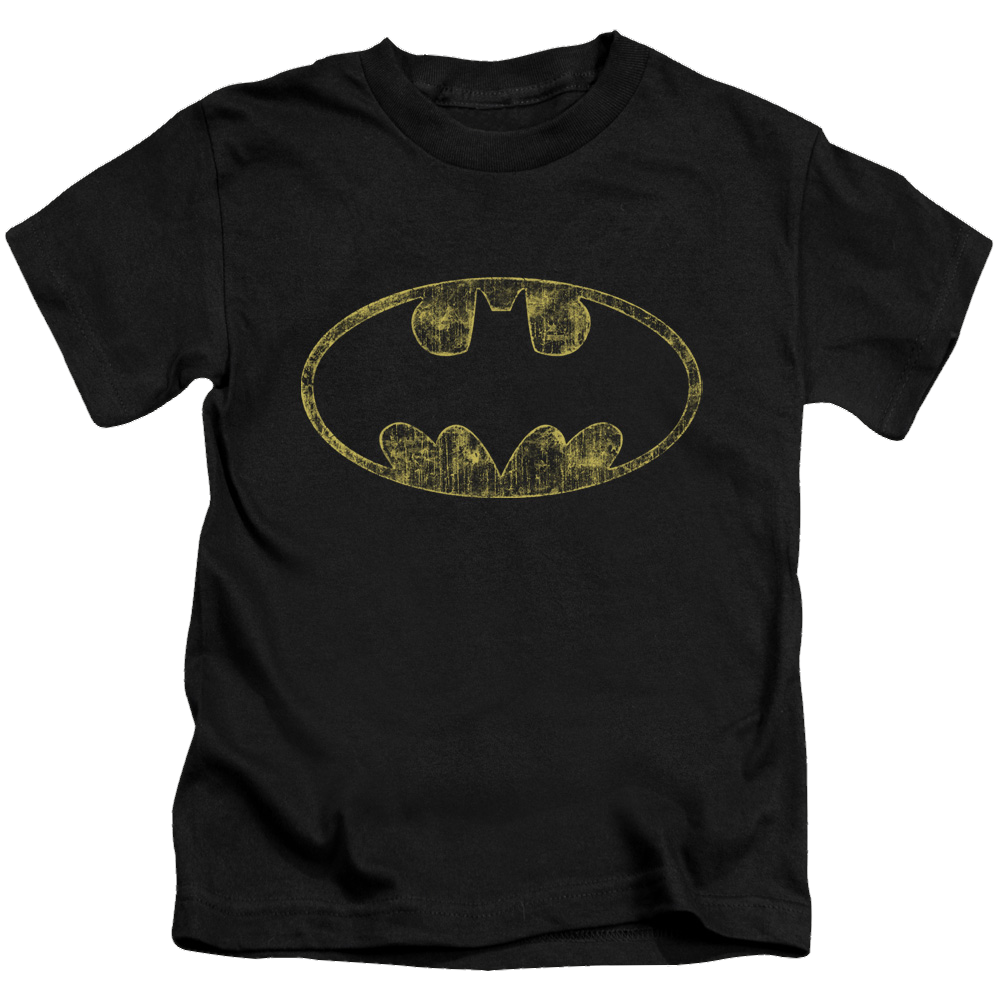 DC Batman Tattered Logo - Kid's T-Shirt Kid's T-Shirt (Ages 4-7) Batman