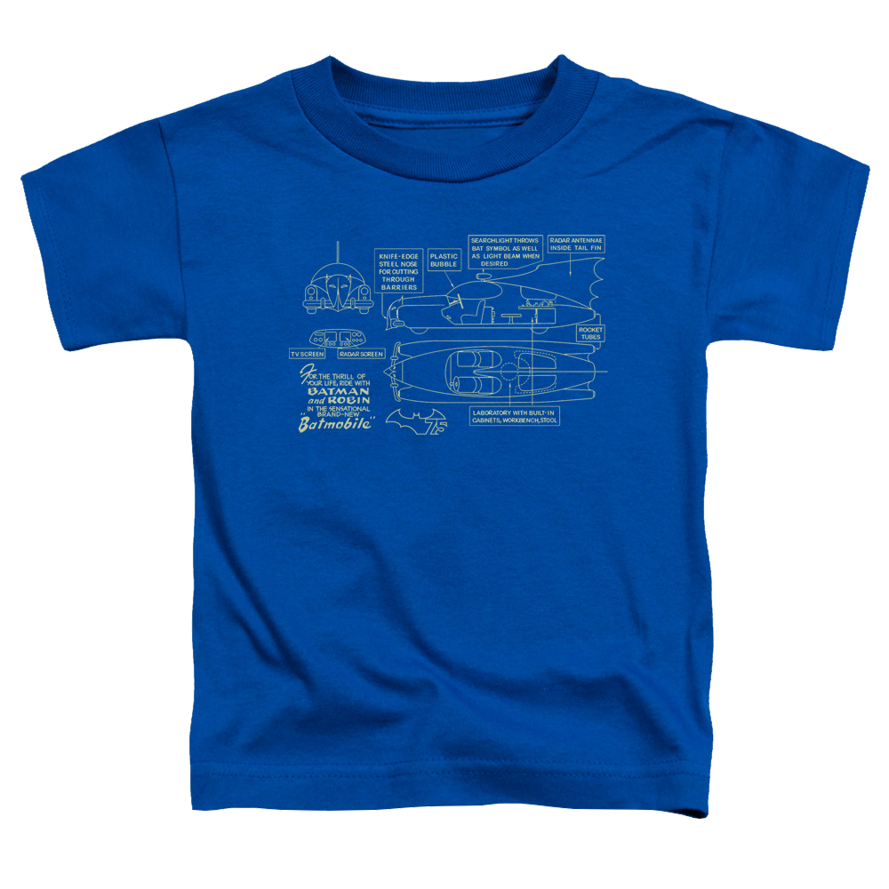 DC Batman Batmobile - Kid's T-Shirt Kid's T-Shirt (Ages 4-7) Batman