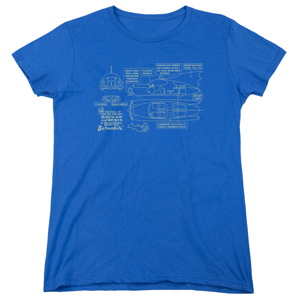 DC Batman Batmobile - Women's T-Shirt Women's T-Shirt Batman