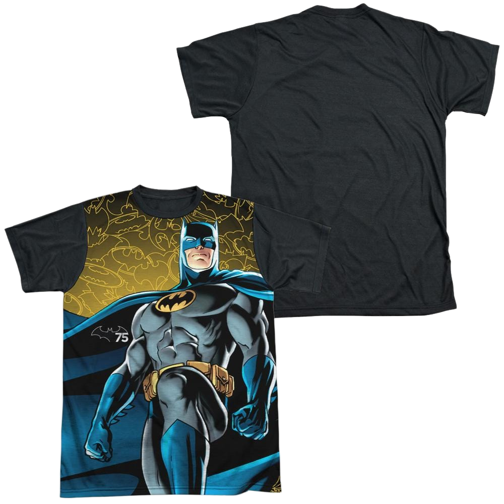 Batman 75 Glow - Men's Black Back T-Shirt Men's Black Back T-Shirt Batman