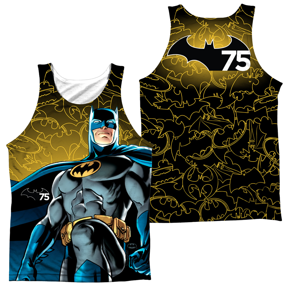 Batman 75 Glow Men's All Over Print Tank Men's All Over Print Tank Batman