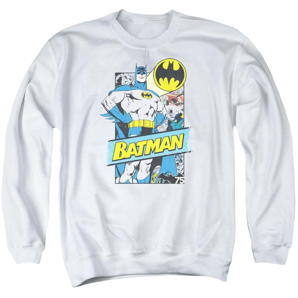 Batman Out Of The Pages - Men's Crewneck Sweatshirt Men's Crewneck Sweatshirt Batman