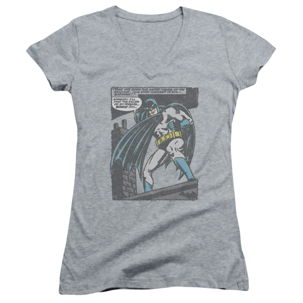Batman Bat Origins - Juniors V-Neck T-Shirt Juniors V-Neck T-Shirt Batman