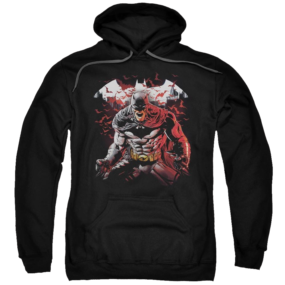 Batman Raging Bat - Pullover Hoodie Pullover Hoodie Batman