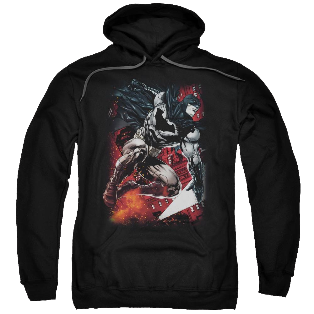 Batman Sparks Leap - Pullover Hoodie Pullover Hoodie Batman