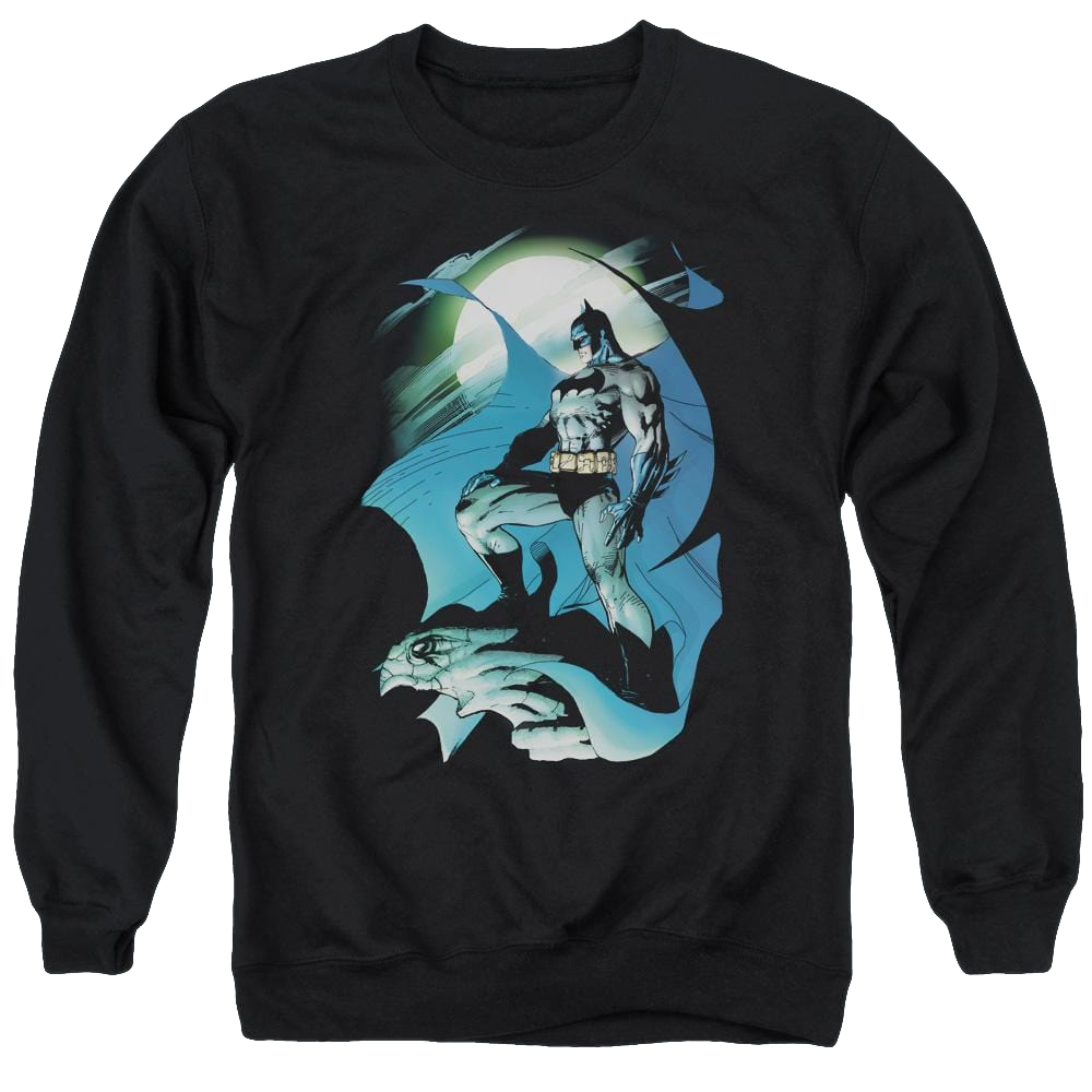 Batman Glow Of The Moon - Men's Crewneck Sweatshirt Men's Crewneck Sweatshirt Batman