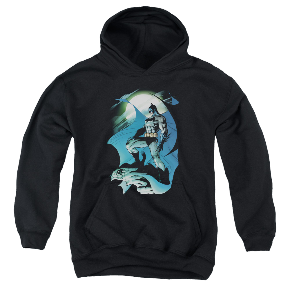 DC Batman Glow Of The Moon - Youth Hoodie Youth Hoodie (Ages 8-12) Batman