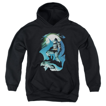 DC Batman Glow Of The Moon - Youth Hoodie Youth Hoodie (Ages 8-12) Batman