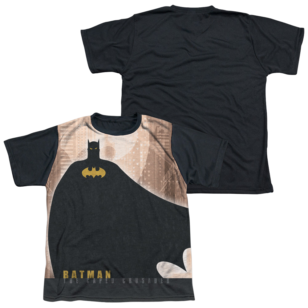 DC Batman City Crusader - Youth Black Back T-Shirt Youth Black Back T-Shirt (Ages 8-12) Batman
