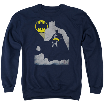 Batman Bat Knockout - Men's Crewneck Sweatshirt Men's Crewneck Sweatshirt Batman