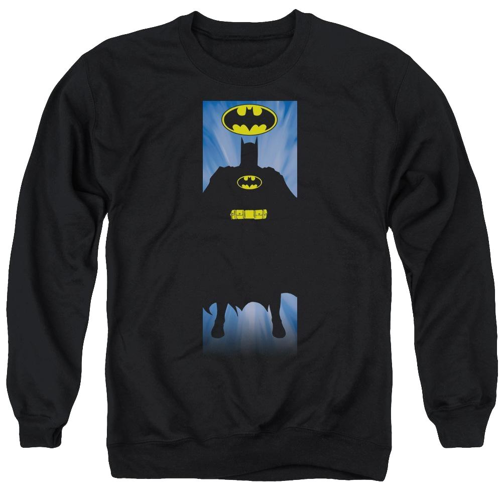 Batman Batman Block - Men's Crewneck Sweatshirt Men's Crewneck Sweatshirt Batman