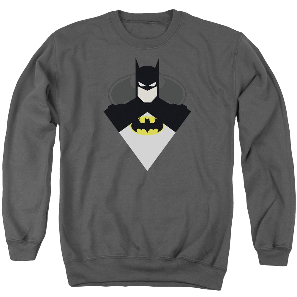 Batman Simple Bat - Men's Crewneck Sweatshirt Men's Crewneck Sweatshirt Batman