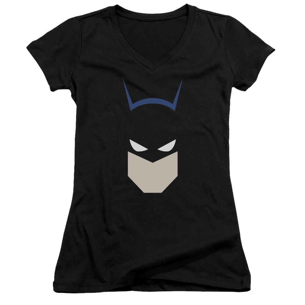 Batman Bat Head - Juniors V-Neck T-Shirt Juniors V-Neck T-Shirt Batman