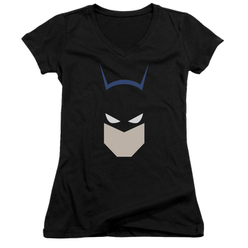 Batman Bat Head - Juniors V-Neck T-Shirt Juniors V-Neck T-Shirt Batman