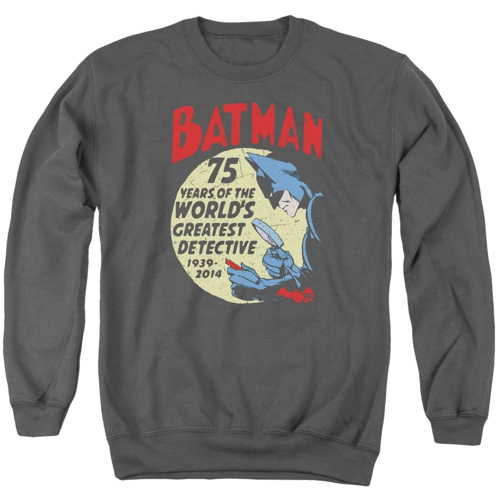 Batman Detective 75 - Men's Crewneck Sweatshirt Men's Crewneck Sweatshirt Batman