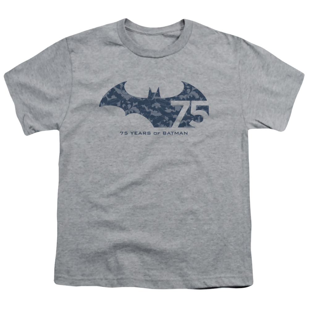DC Batman 75 Year Collage - Youth T-Shirt Youth T-Shirt (Ages 8-12) Batman