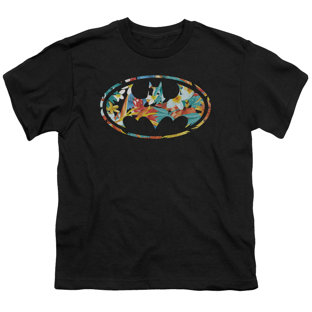 Batman Hawaiian Bat - Youth T-Shirt Youth T-Shirt (Ages 8-12) Batman