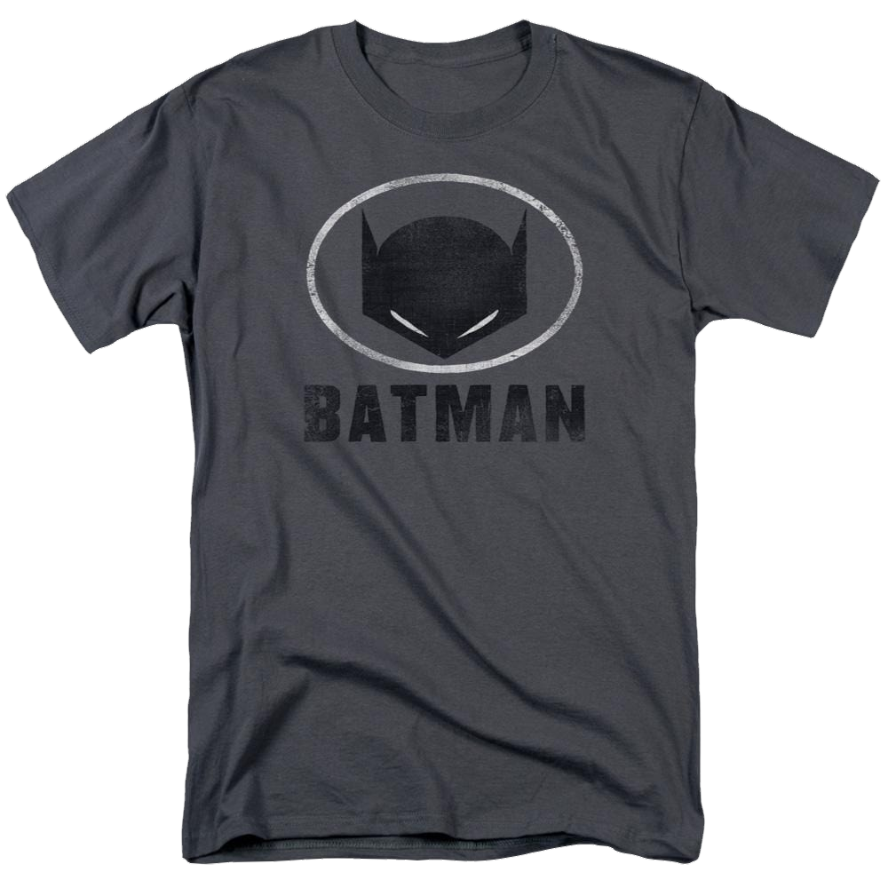 Batman Mask In Oval - Men's Regular Fit T-Shirt Men's Regular Fit T-Shirt Batman