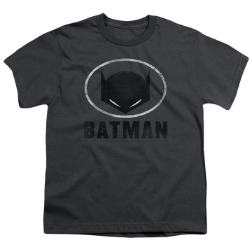 DC Batman Mask In Oval - Youth T-Shirt Youth T-Shirt (Ages 8-12) Batman