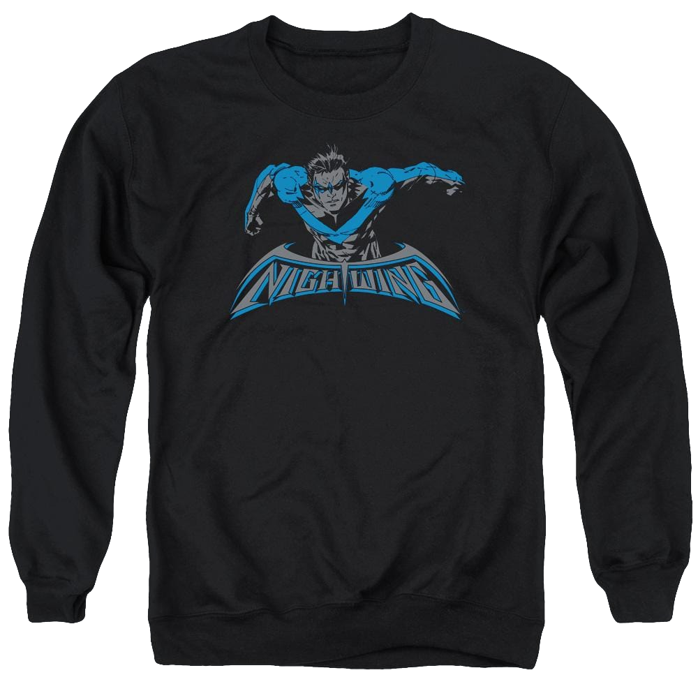 Batman Wing Of The Night - Men's Crewneck Sweatshirt Men's Crewneck Sweatshirt Nightwing