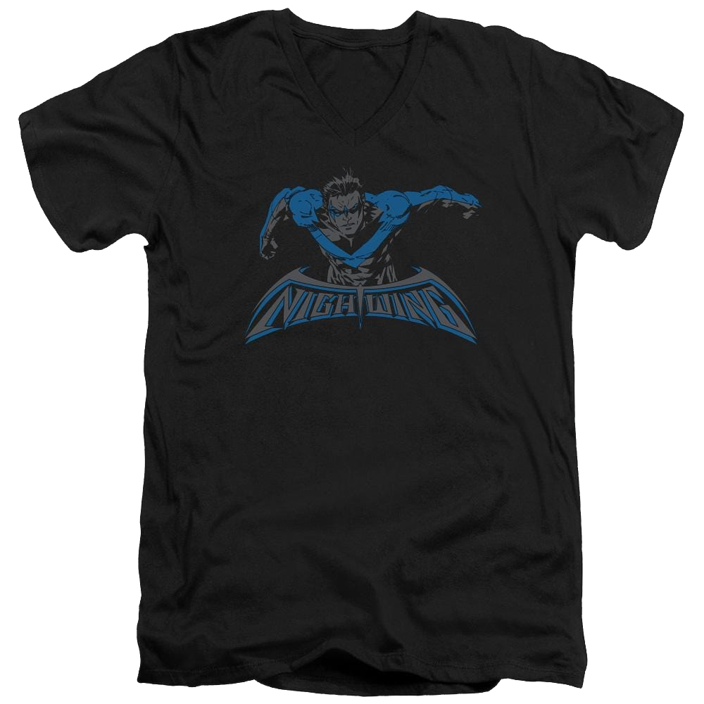 Batman Wing Of The Night - Men's V-Neck T-Shirt Men's V-Neck T-Shirt Nightwing