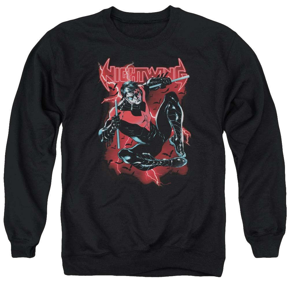 Batman Lightwing - Men's Crewneck Sweatshirt Men's Crewneck Sweatshirt Batman