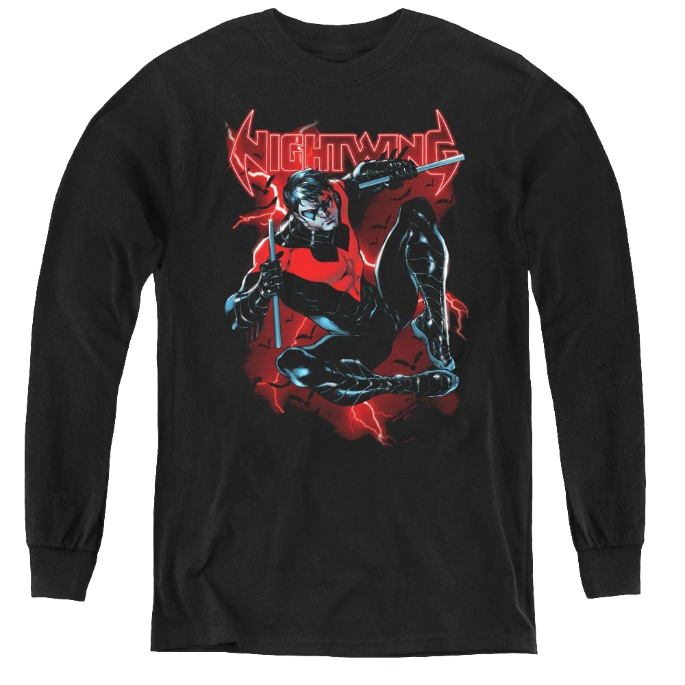 Dc Batman Lightwing - Youth Long Sleeve T-Shirt Youth Long Sleeve T-Shirt Batman