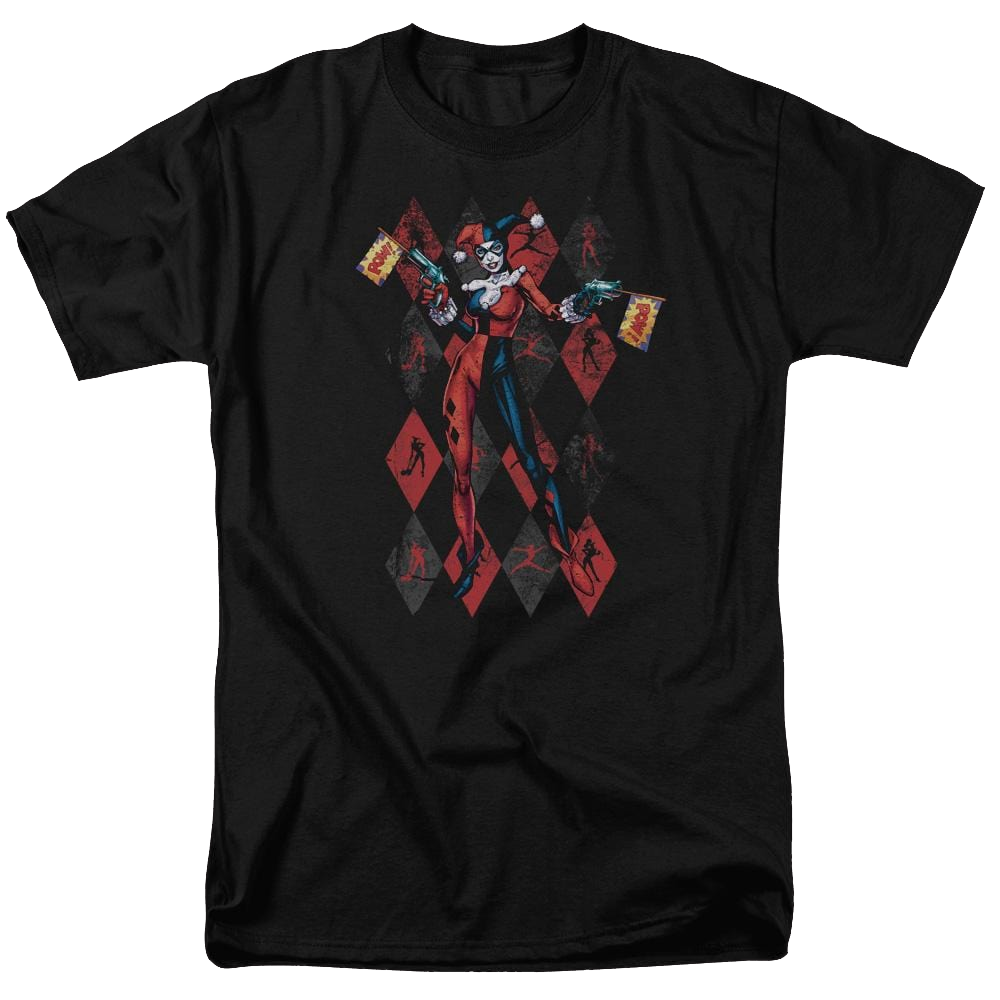 Batman Pow Pow - Men's Regular Fit T-Shirt Men's Regular Fit T-Shirt Harley Quinn