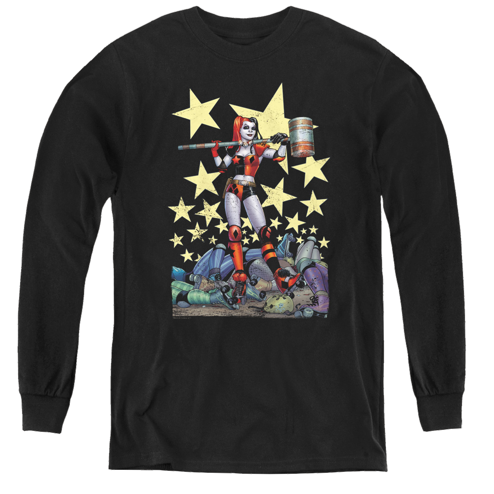 Harley Quinn Hammer Time - Youth Long Sleeve T-Shirt Youth Long Sleeve T-Shirt Harley Quinn