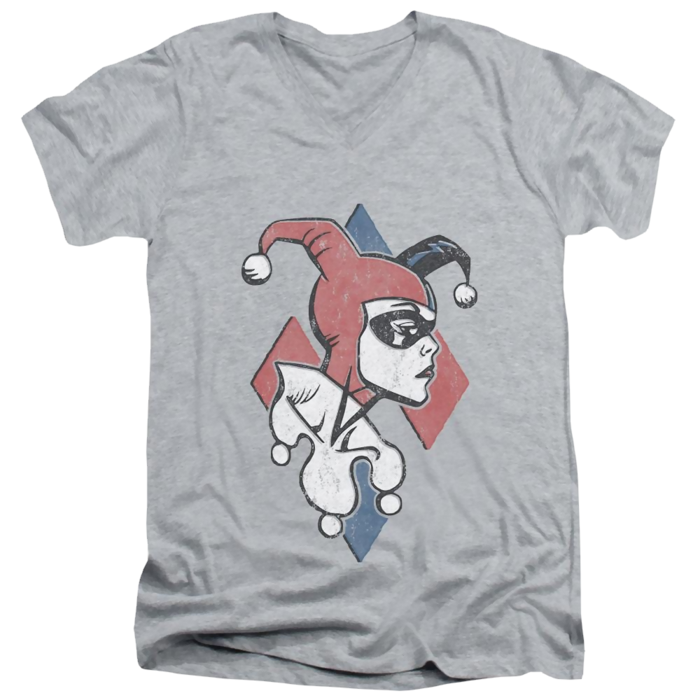 Batman Profiling - Men's V-Neck T-Shirt Men's V-Neck T-Shirt Harley Quinn