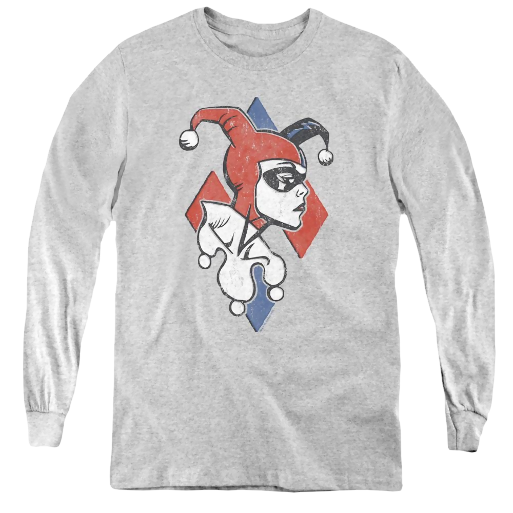 Harley Quinn Profiling - Youth Long Sleeve T-Shirt Youth Long Sleeve T-Shirt Harley Quinn
