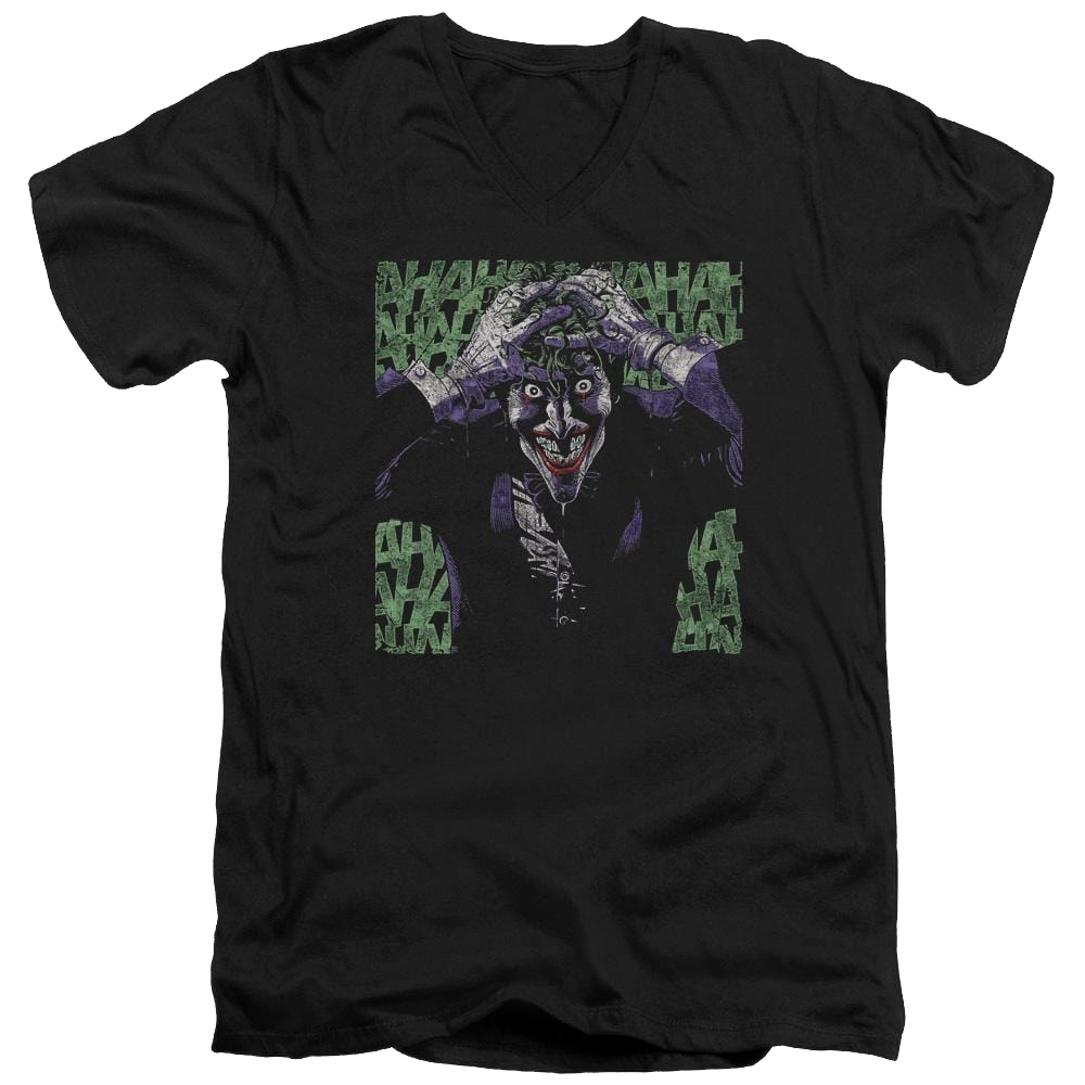 Batman Insanity - Men's V-Neck T-Shirt Men's V-Neck T-Shirt Joker