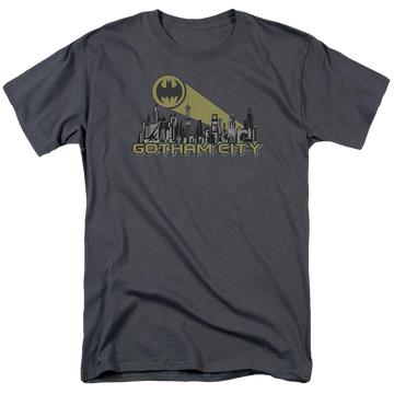 Batman Gotham Skyline - Men's Regular Fit T-Shirt Men's Regular Fit T-Shirt Batman