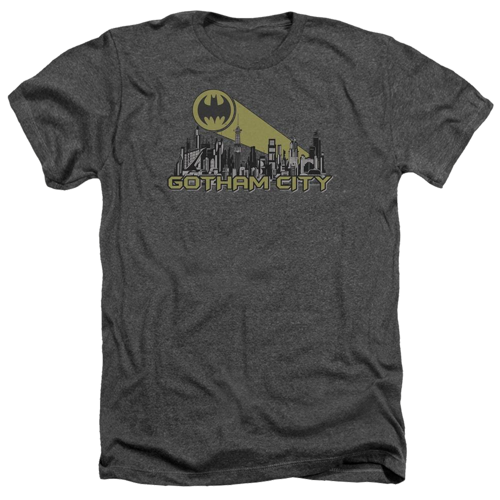 Batman Gotham Skyline - Men's Heather T-Shirt Men's Heather T-Shirt Batman