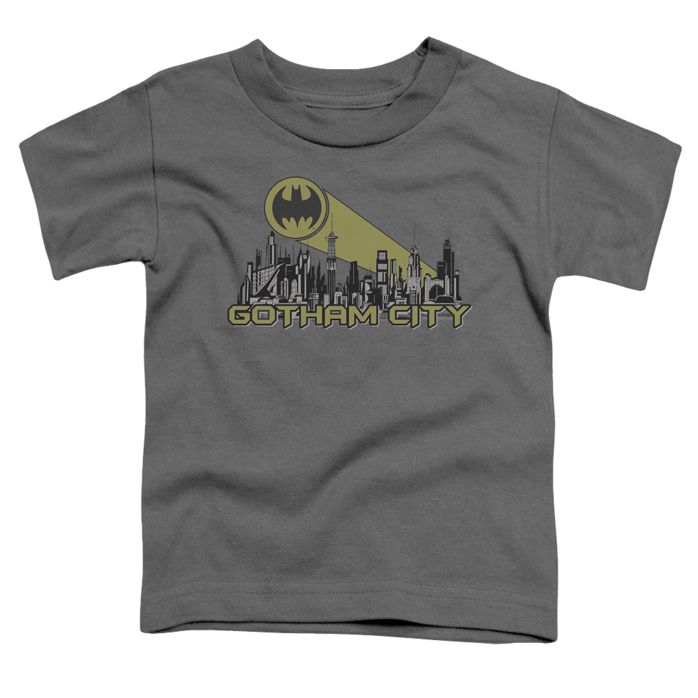 DC Batman Gotham Skyline - Kid's T-Shirt Kid's T-Shirt (Ages 4-7) Batman