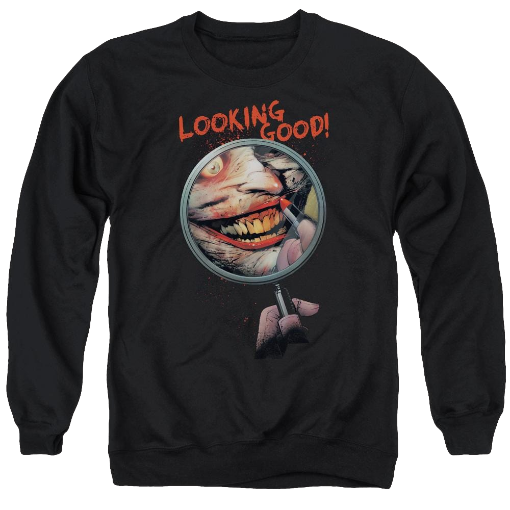 Batman Looking Good - Men's Crewneck Sweatshirt Men's Crewneck Sweatshirt Joker