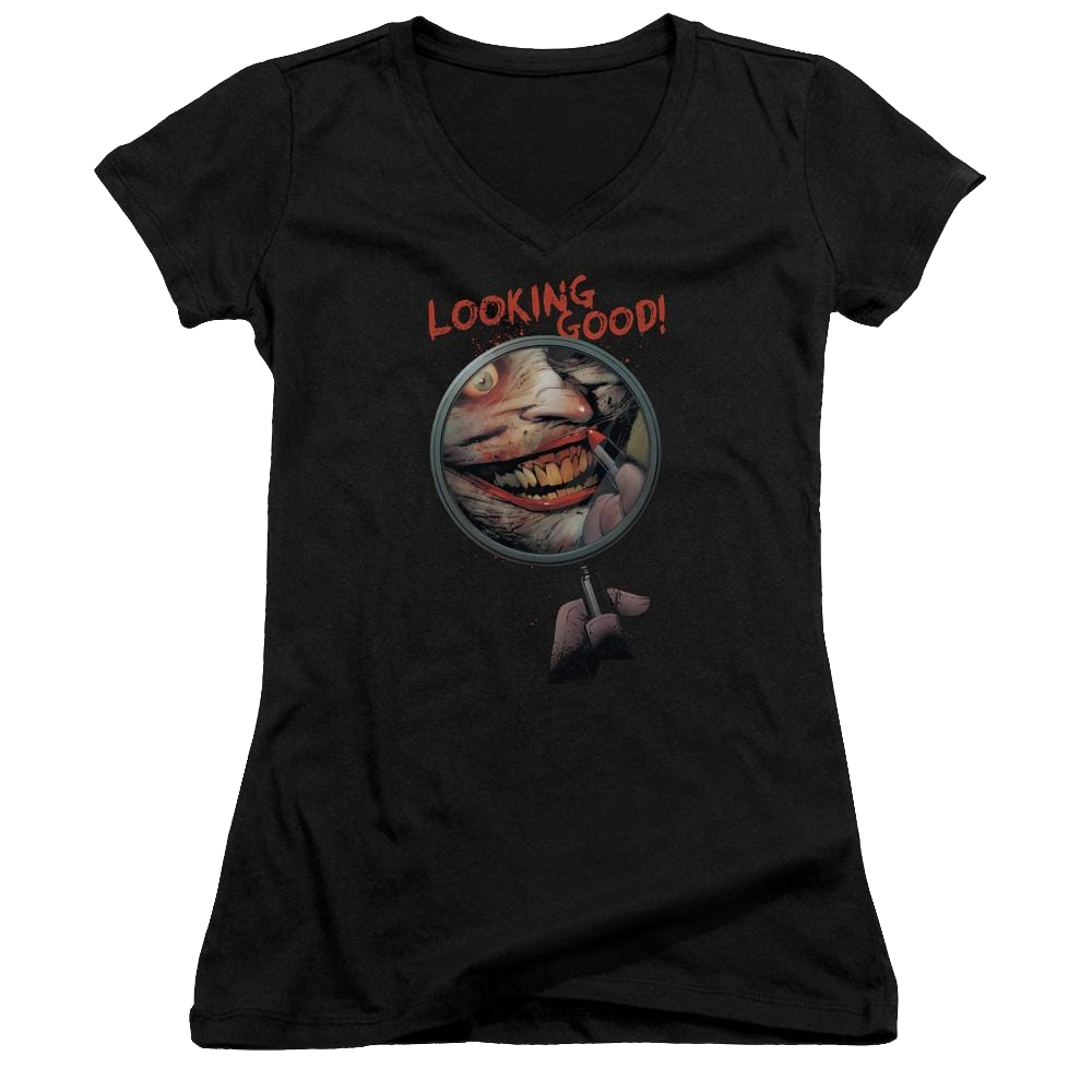 Batman Looking Good - Juniors V-Neck T-Shirt Juniors V-Neck T-Shirt Joker