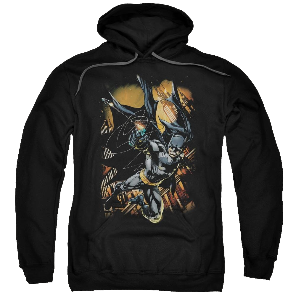 Batman Grapple Fire - Pullover Hoodie Pullover Hoodie Batman