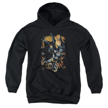 DC Batman Grapple Fire - Youth Hoodie Youth Hoodie (Ages 8-12) Batman
