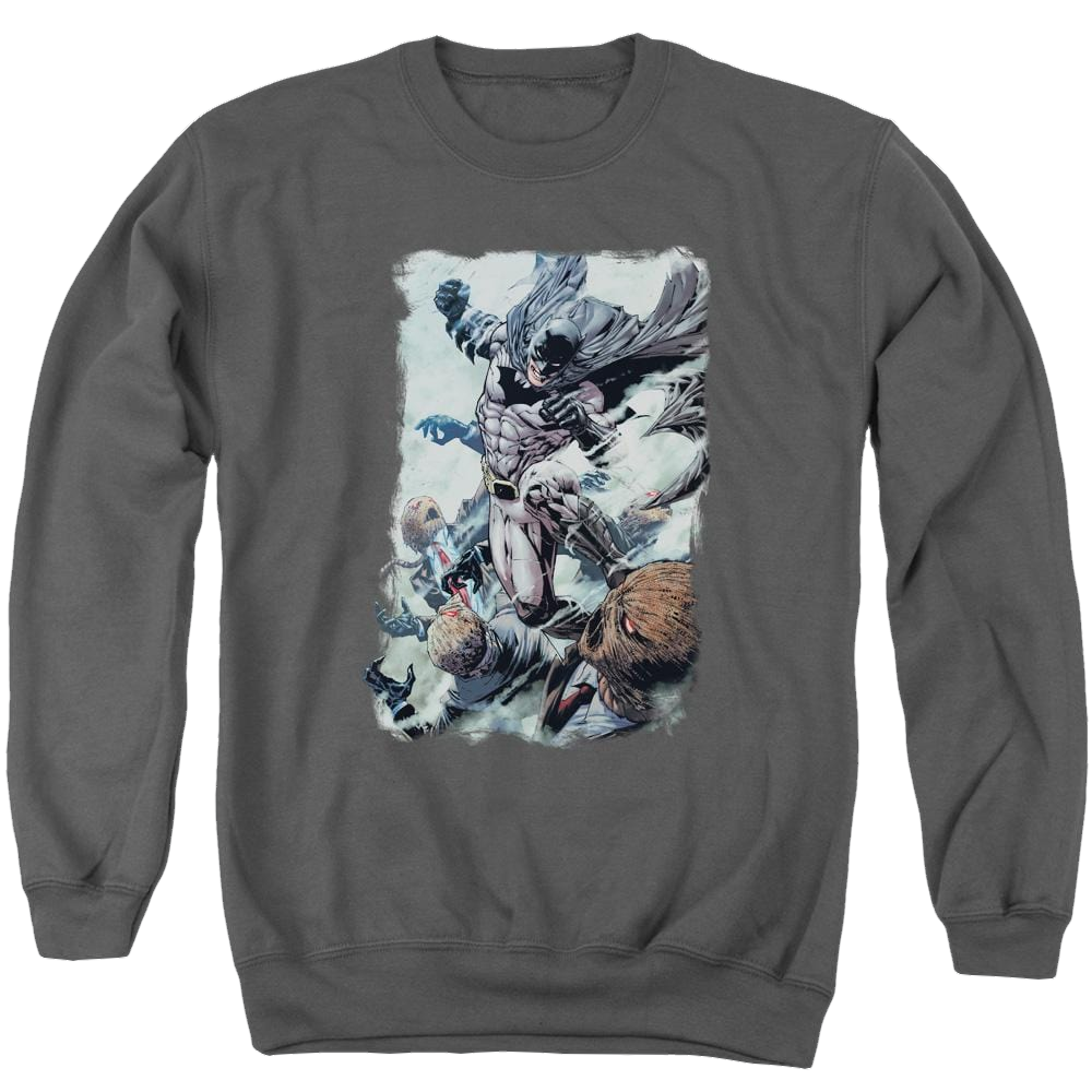 Batman Punch - Men's Crewneck Sweatshirt Men's Crewneck Sweatshirt Batman