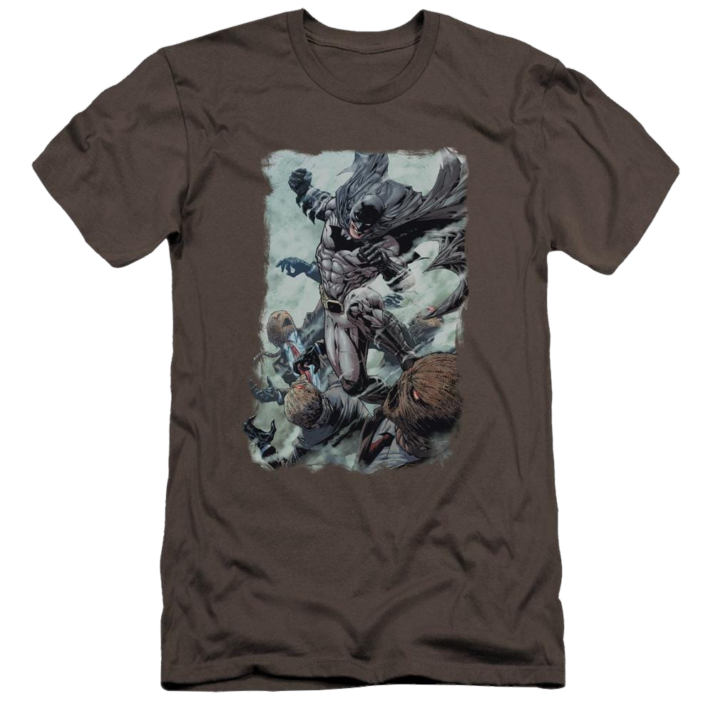 Batman Punch - Men's Premium Slim Fit T-Shirt Men's Premium Slim Fit T-Shirt Batman