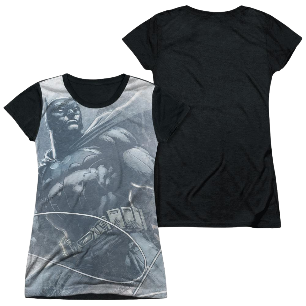 Batman Protector - Juniors Black Back T-Shirt Juniors Black Back T-Shirt Batman