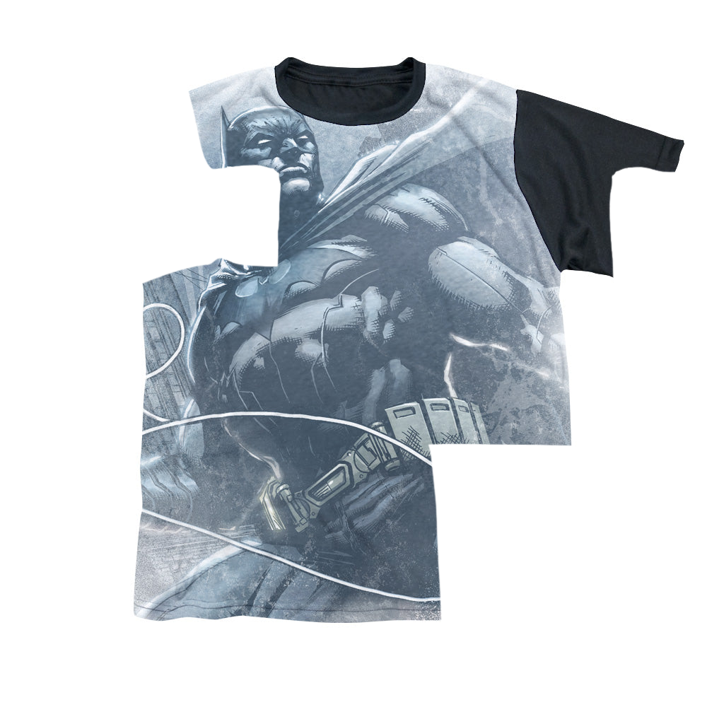 DC Batman Protector - Youth Black Back T-Shirt Youth Black Back T-Shirt (Ages 8-12) Batman