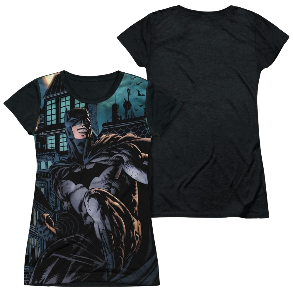 Batman Coming For You - Juniors Black Back T-Shirt Juniors Black Back T-Shirt Batman