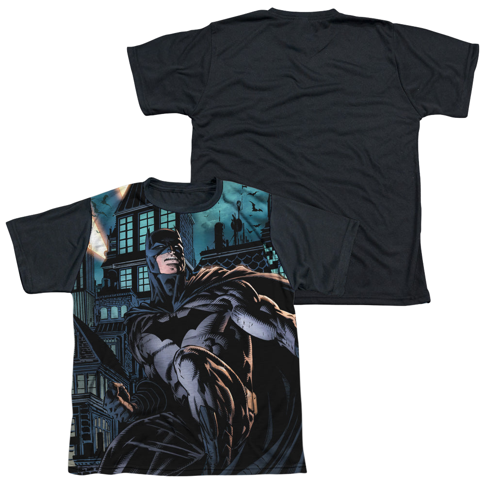 DC Batman Coming For You - Youth Black Back T-Shirt Youth Black Back T-Shirt (Ages 8-12) Batman