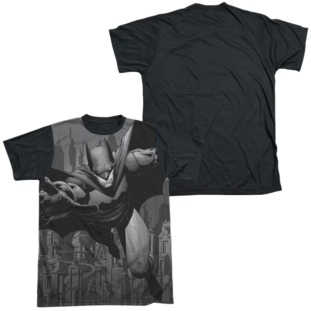 Batman Grey Race - Men's Black Back T-Shirt Men's Black Back T-Shirt Batman